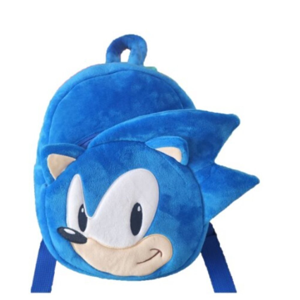 Sonic Blue Mini backpack Plush for kids, toddlers NWOT